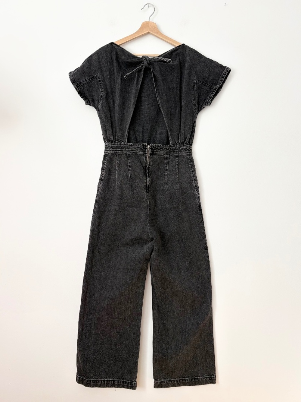 Rachel Comey tie back denim jumpsuit
